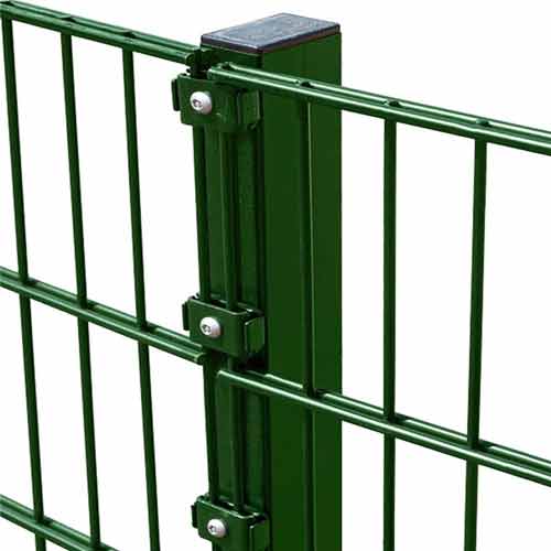 2D Double Wire High Quality Electric Welded Galvanized PVC Coated courtyard fence separation wall